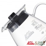 【日本】Kalita手沖咖啡耐熱玻璃壺(約300ml)-玻璃手把